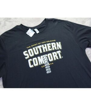 The Spirit Of New Orleans Southern Comfort Whiskey Est. 1874 Black T Shirt M NWT
